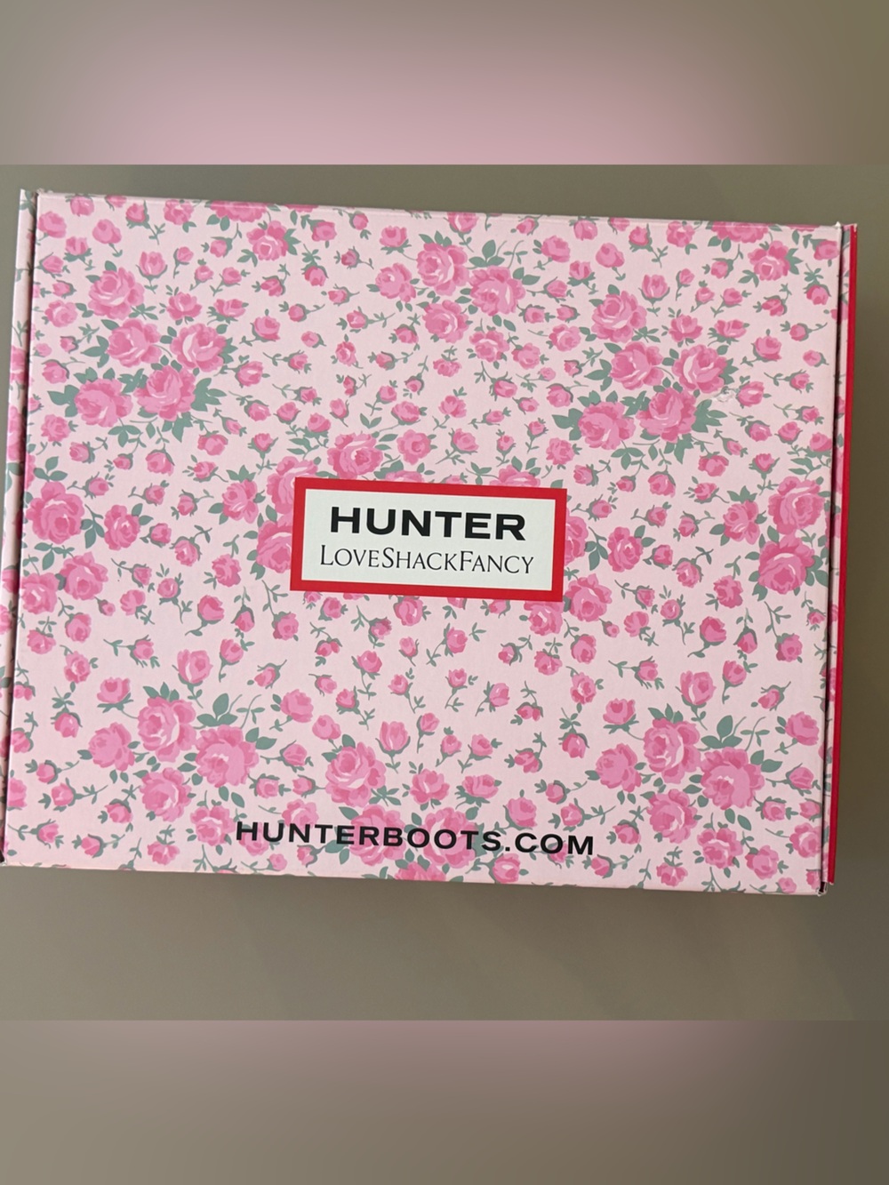 LoveShackFancy x Hunter Floral Pink Box
